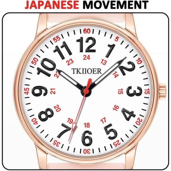 Nurse Watch for Nurse Medical Professionals Students Women Men, 50M Waterproof - Picture 2 of 7